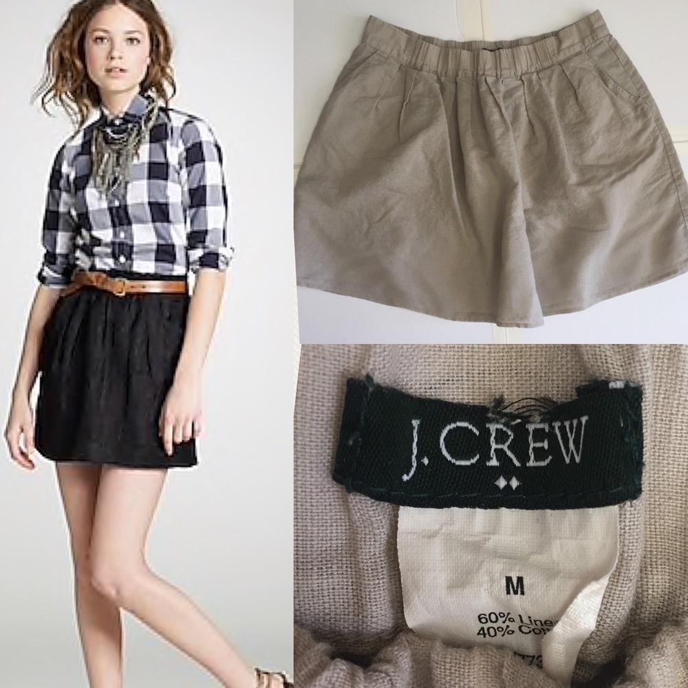 J. Crew Linen Charter Skirt, Sz.M